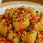 Review Makanan Tahu Cabe Garam Wangi dan Renyah