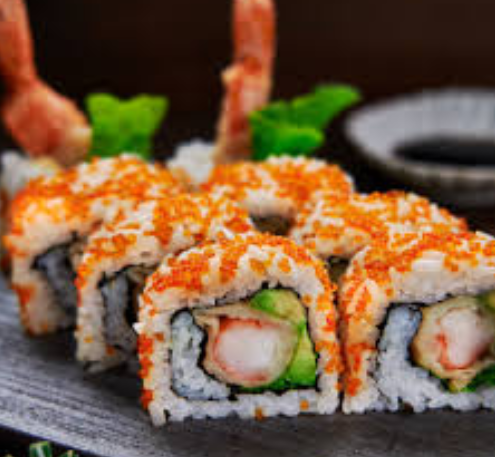 Review Makanan Sushi Ebi Tempura Roll Renyah